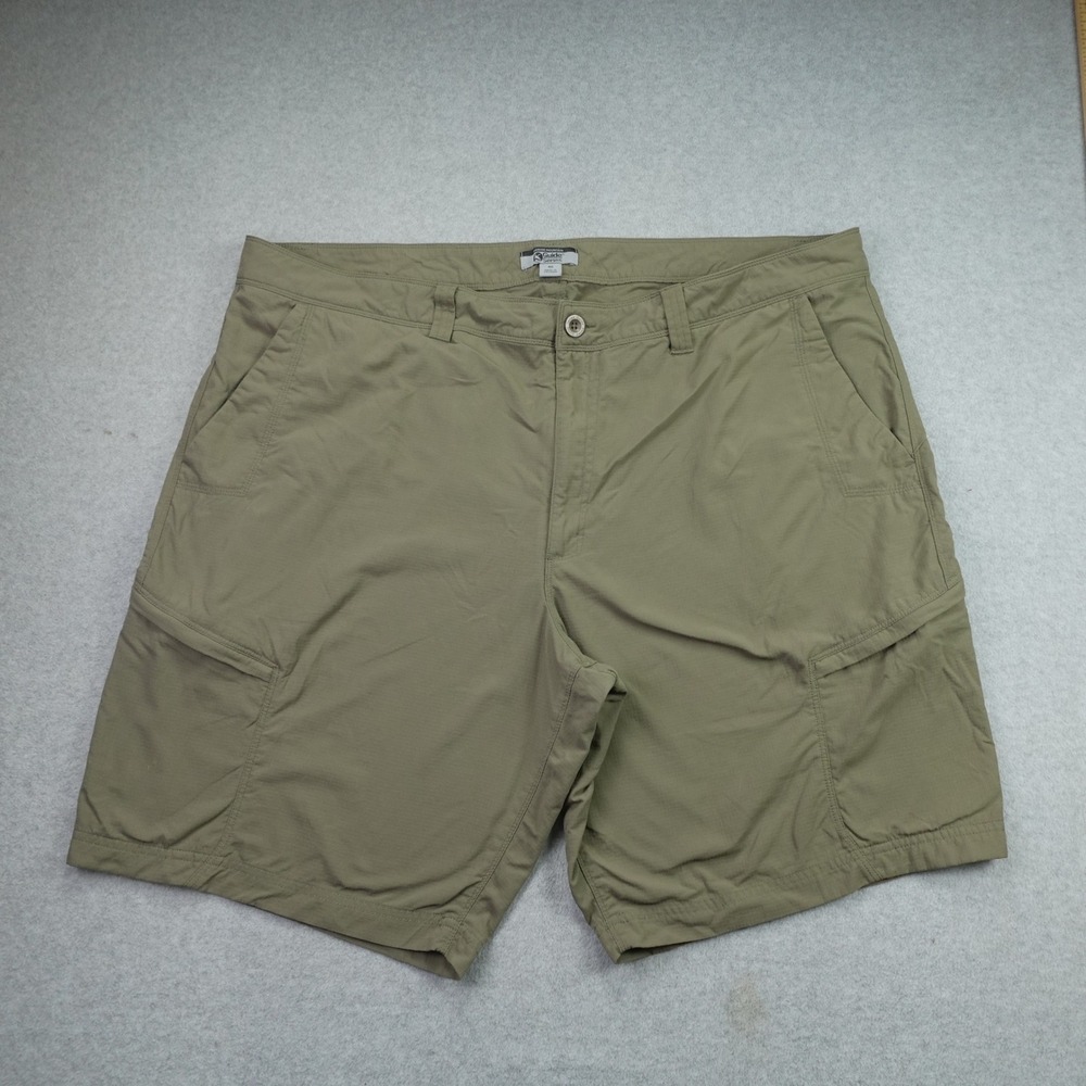 Gander Mountain Shorts Mens 46 Green Guide Series Ripstop Cargo Hiking
